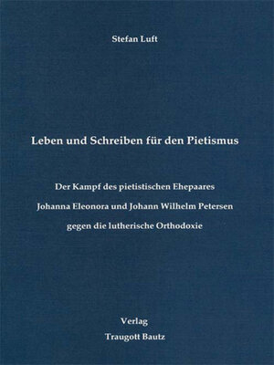 cover image of Leben und Schreiben für den Pietismus